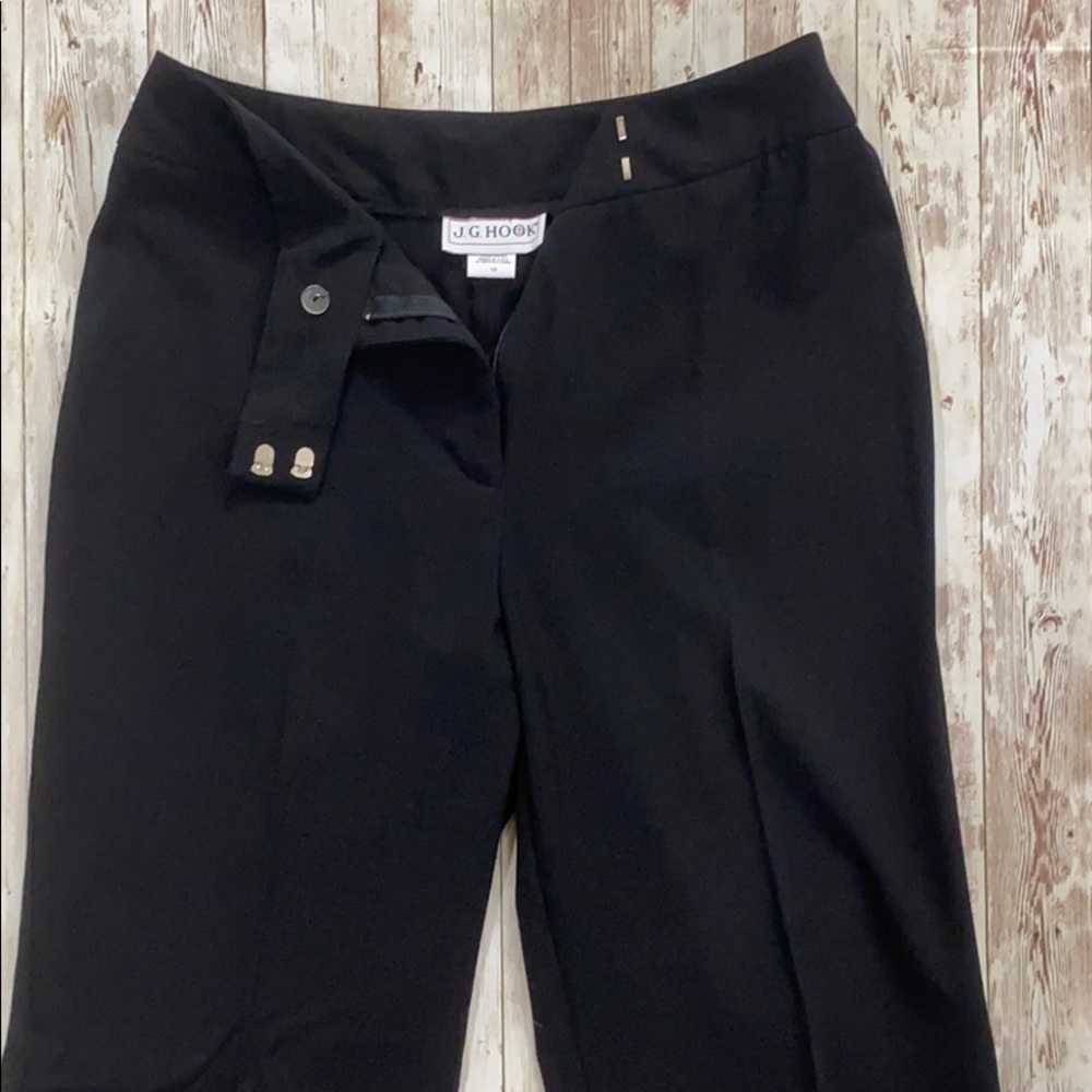 JG Hook black dress slacks